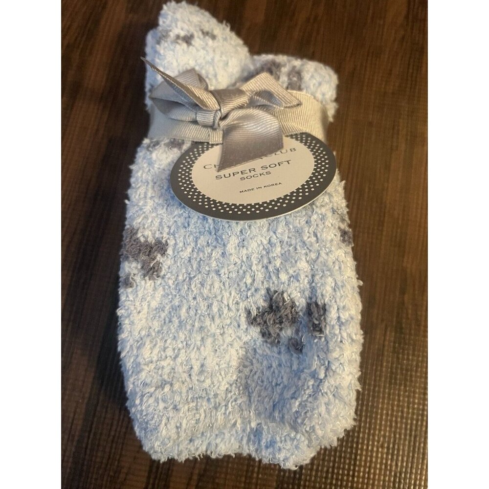 Charter Club Women's Soft Fuzzy Butter Socks 9-11 Fits Shoe Size 6-10